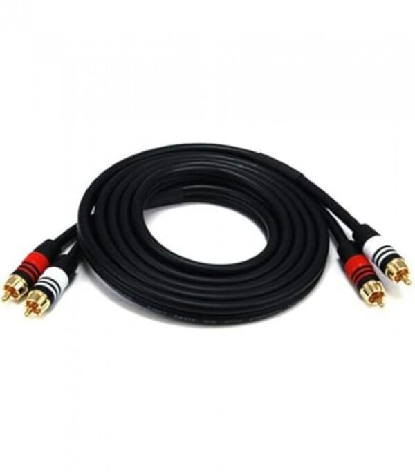 9511  MALE STEREO TO 2 RCA MALE 12' IBKE-C2R35B-12 BLASTKING - Image 3