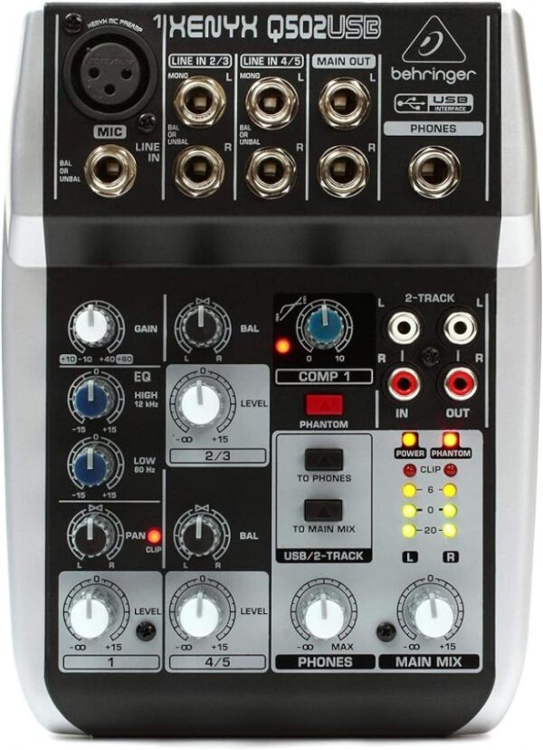 6541  USB MEZCLADORA BEHRINGER XENYX - Q502 - Image 2