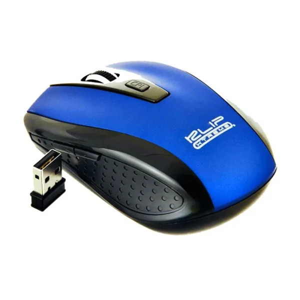 4943 KLIP XTREME KMW-340 BL/RD/BK MOUSE  BLUE - Image 2