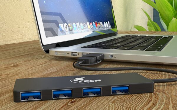 5502 XTECH XTC-390 TYPE C OR USB, 4 PORTS USB - Image 3