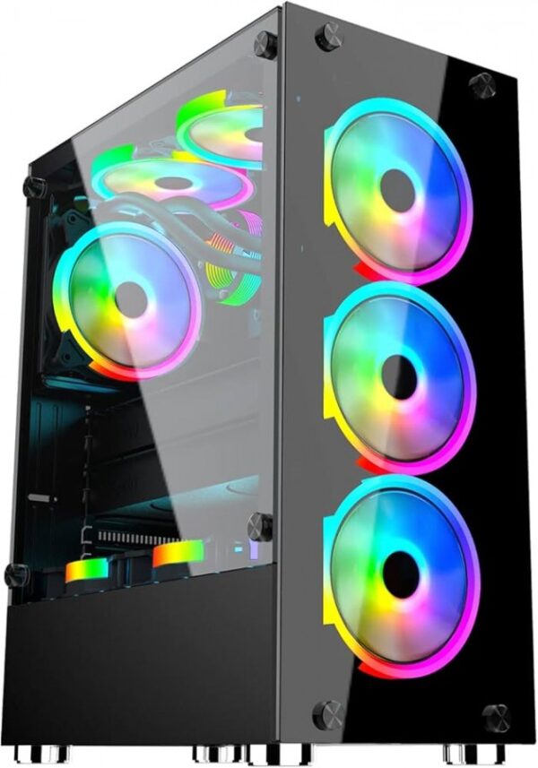 6416 PC BOX WITH 3 LED FANS o - Image 3