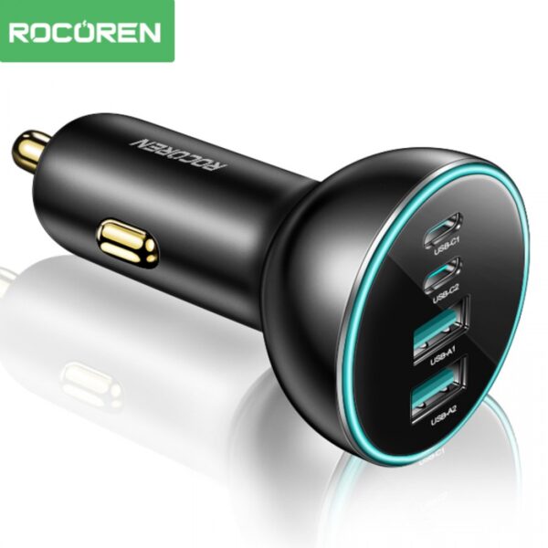 9865 RECOREN CAR CHARGER 2C+2A 70W - Image 2