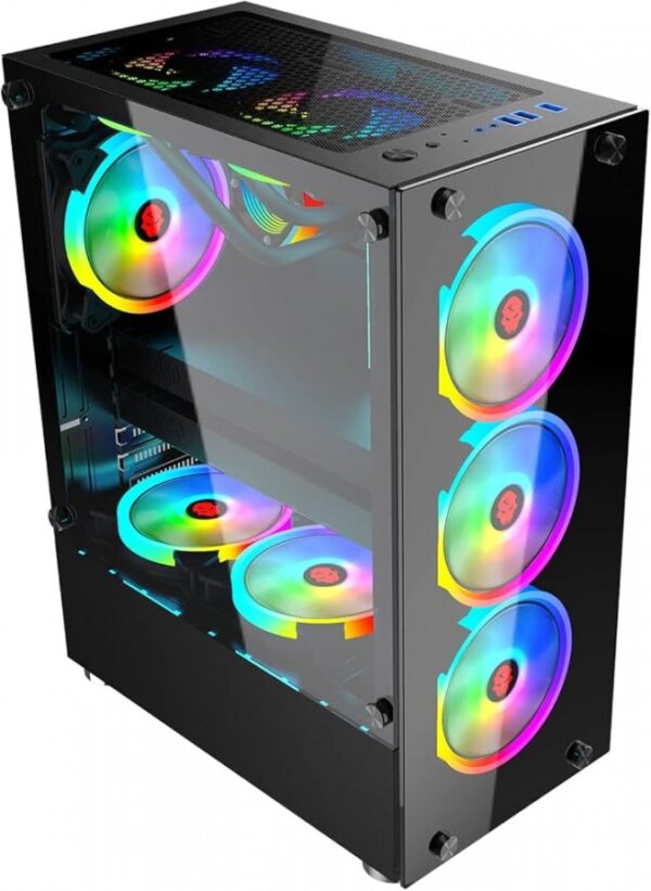 6416 PC BOX WITH 3 LED FANS o - Image 4