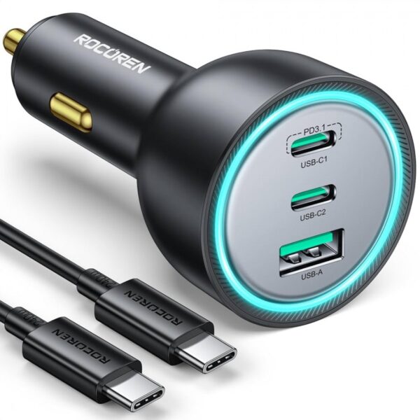 9865 RECOREN CAR CHARGER 2C+2A 70W - Image 4