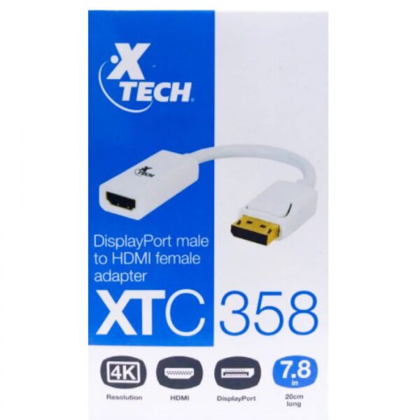 8011 XTC-358 Display Port male to HDMI female adapter - Image 2