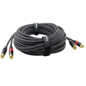 9511  MALE STEREO TO 2 RCA MALE 12' IBKE-C2R35B-12 BLASTKING