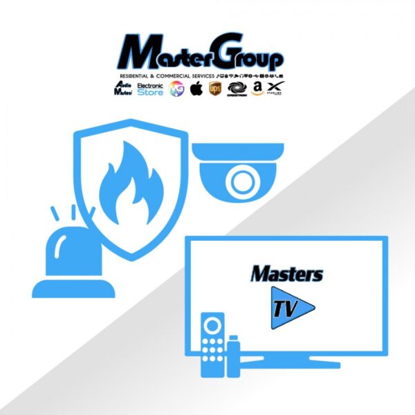 VILLA SCARLET FIRE  SECURITY  MONITORING & MANTEINANCE  PLUS  MASTERS TV SERVICE.