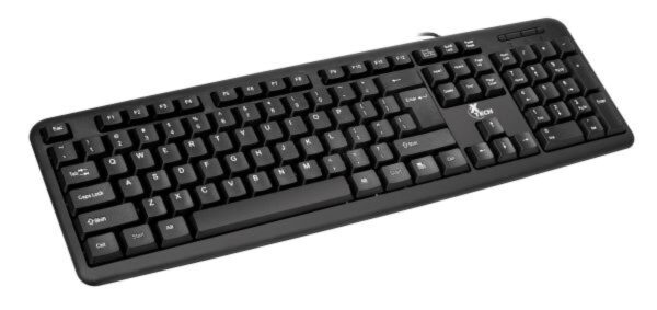 8141 Xtech XTK-092E - Keyboard - Wired English USB Black
