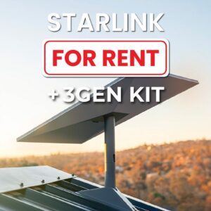 5507 STARLINK PLAN FOR RENT + STARLINK GEN 3 KIT