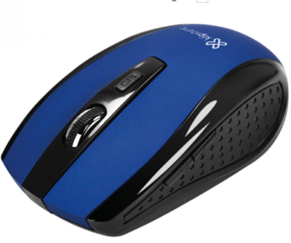4943 KLIP XTREME KMW-340 BL/RD/BK MOUSE  BLUE