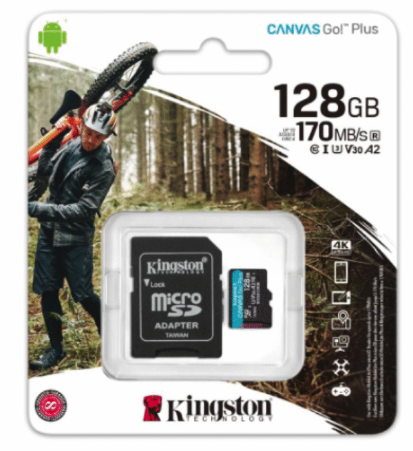 4309 KINGSTON /SDCG3/128GB GO PLUD 170R A2 - Image 2