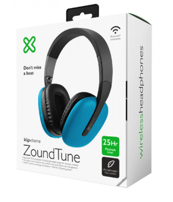 8463 KLIPXTREME KWH-010BL HEADPHONES ZOUNDTUNE - Image 2
