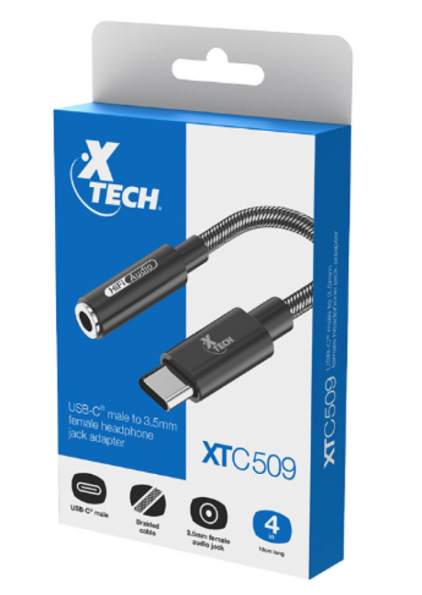 6718 XTC-509 ADAPTER USB-C MALE TO 3.5MM - Image 2