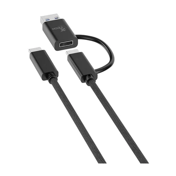 6719  XTECH XTC-532 2 EN 1 USB-C TO USB-C Y USB-A 2.0