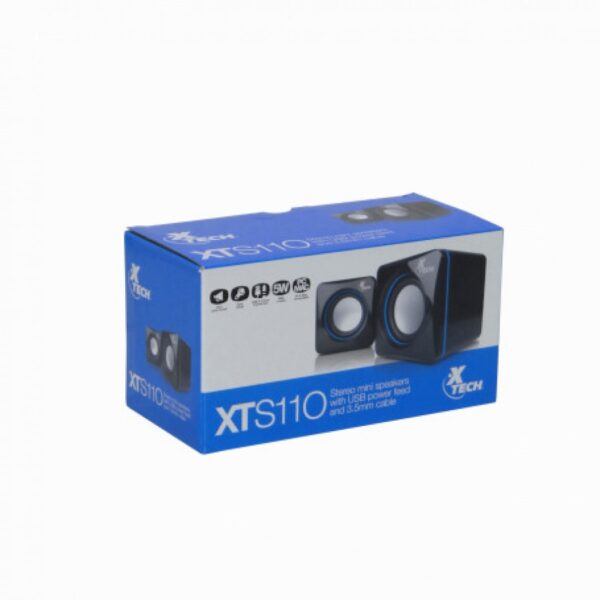 8069 USB Stereo Wired Speakers (XTS-110) - Image 2