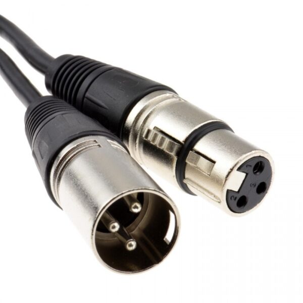 5484 XLR Microphone Cable Male to Female 3-Pin - Image 3