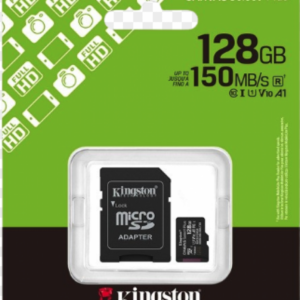 5906 KINGSTON SDCS3/128GB - 150MB/S - CANVAS SELECT PLUS