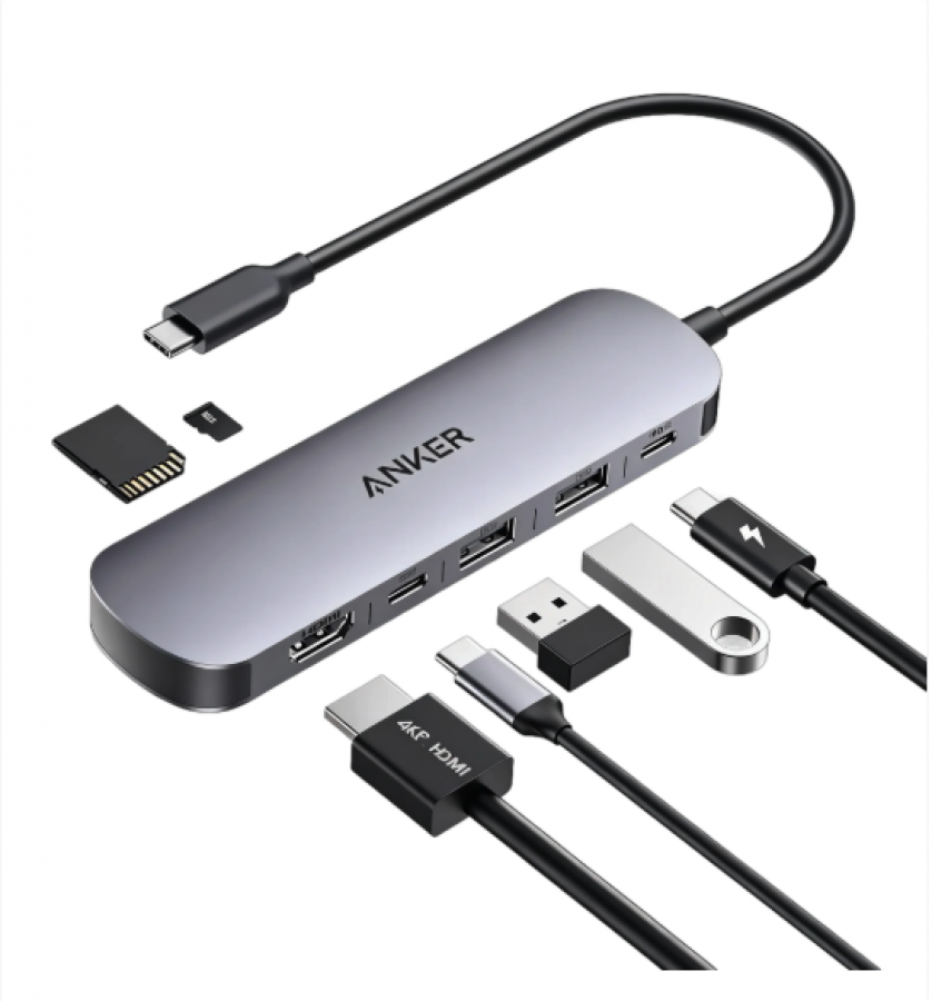 5993 ANKER A83D2 - 7-IN-1 MULTIPORT USB ADAPTER