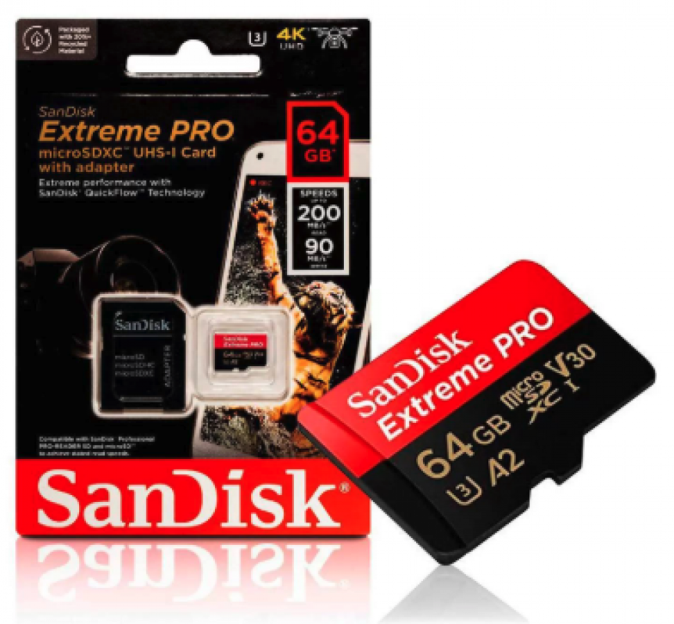 6037 SD CARD SANDISK/KINGSTON 64GB - 200MB/S // SDSQXCU/64GB - Image 2